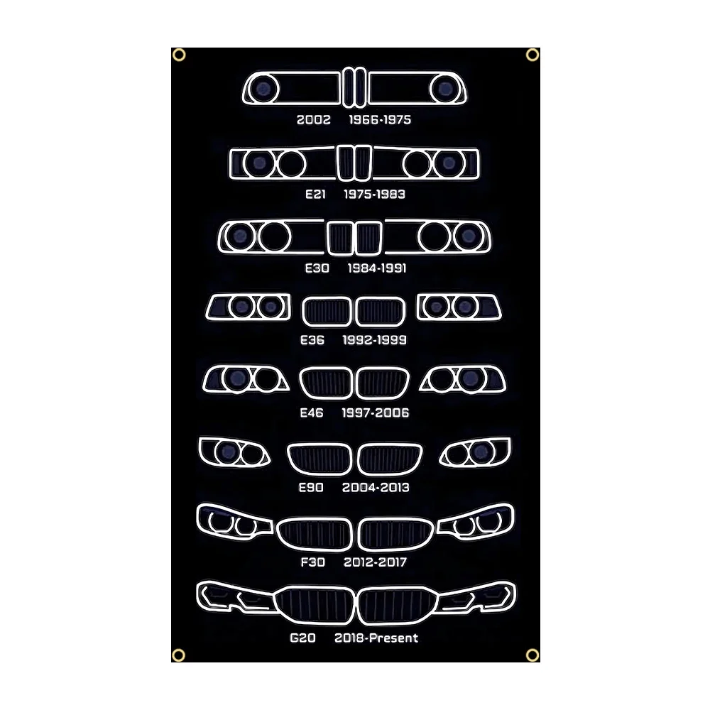 M Super Car Flag Polyester Racing Banner 60x90cm 90x150cm Decorative Outdoor Garage Banner for Car Lovers
