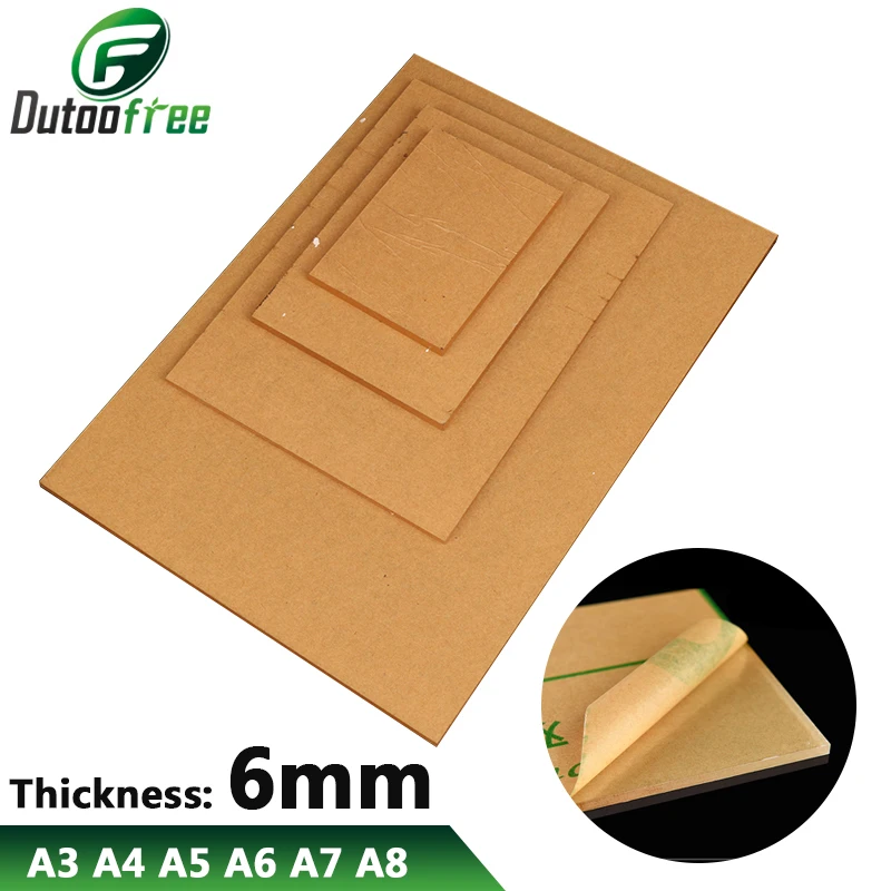 6mm Transparent Acrylic Plastic For Plexiglass Perspex Sheet PMMA Plast Size A3 A4 A5 A6 A7 A8 Acrylic Board Tools