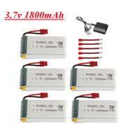 3.7v 1800mAh Lipo Battery and Charger for SYMA X5 X5S X5C X5SC X5SH X5SW X5UW X5HW 903052 3.7v Li-po battery XH4.0 Plug