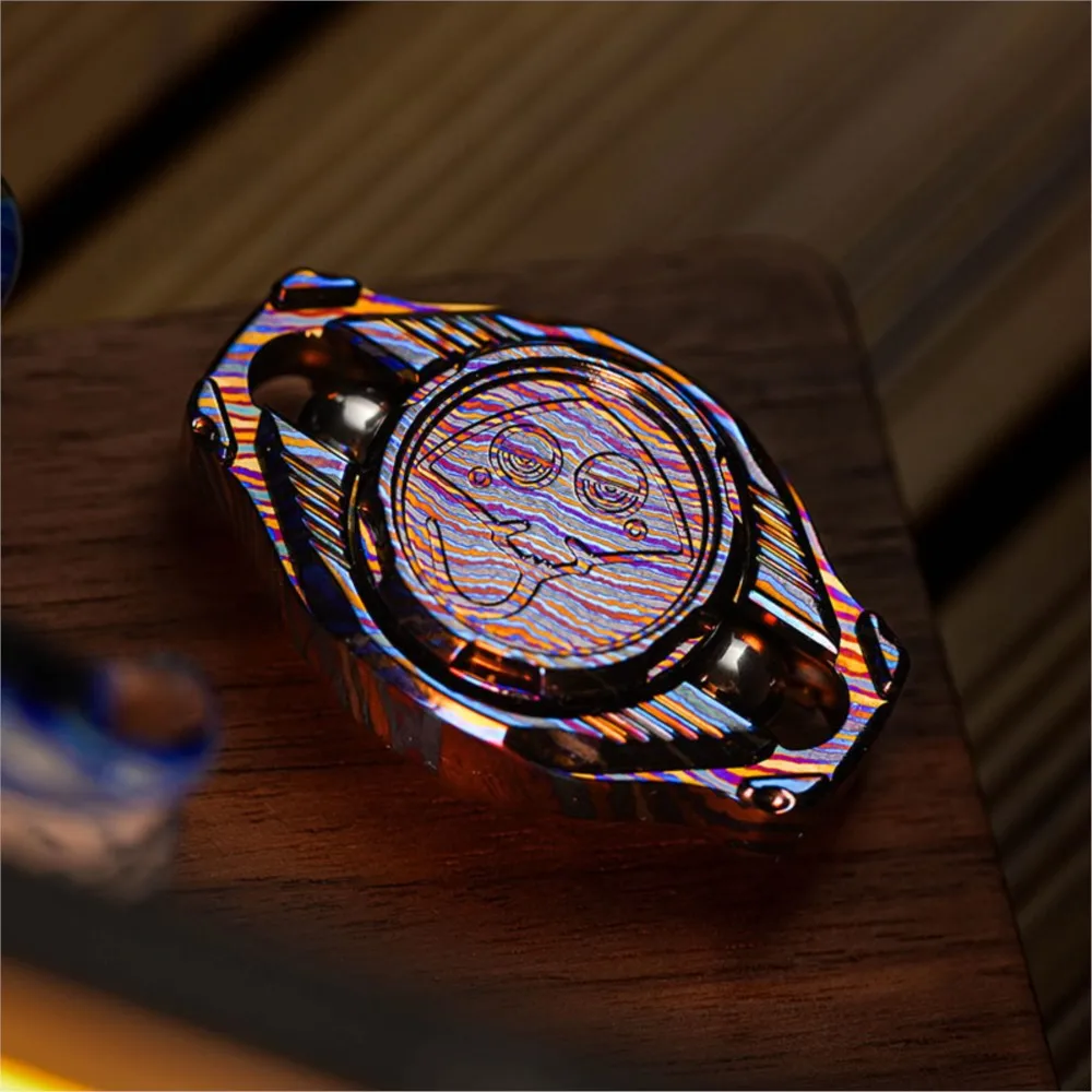 9 Hand EDC Devil Ray 2.0 Fidget Spinner Stress Relief Toy Adults Mechanical Metal Finger Toys Original Designs Fidgeting Spinner