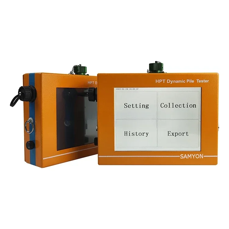 High Strain Dynamic Load Testing Deep Foundation Concrete    Pile Tester   Driving Analyzer