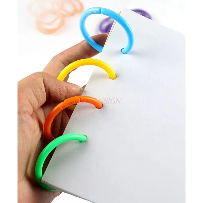 20pcs Loose leaf ring, binder ring, binding ring, circular ring, binding ring, plastic ring, punch ring