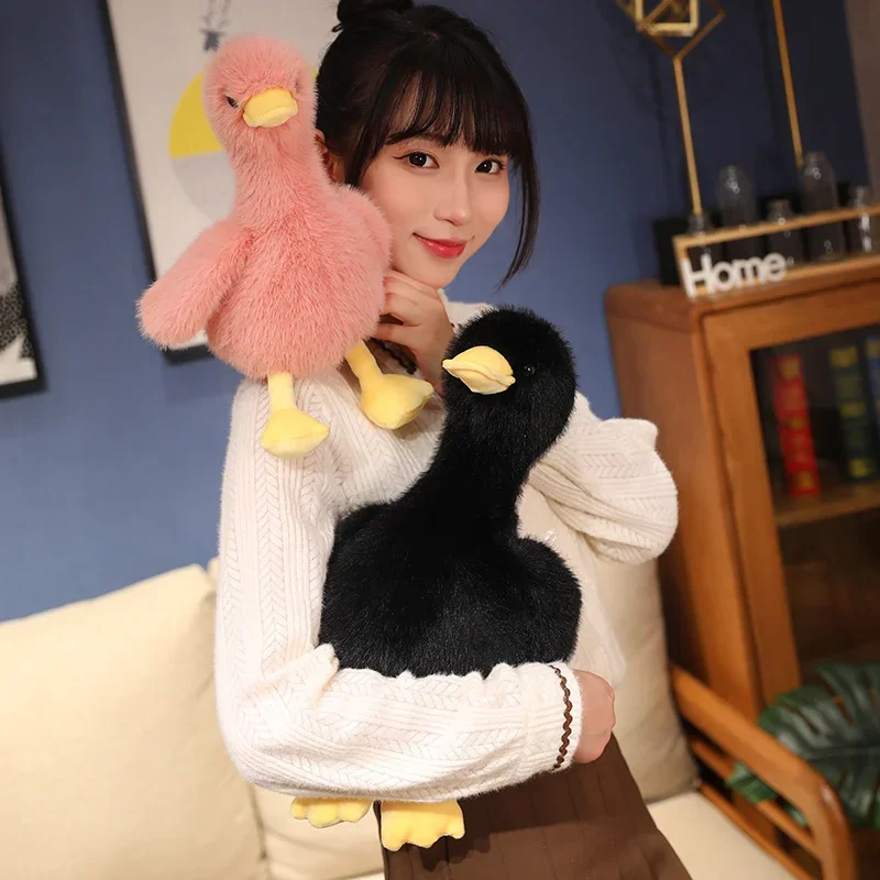 34/45 cm Kawaii Realistico Chiamata Anatra Peluche Realistico Carino Colore Anatre Peluche Giocattoli Regali Per Bambini Animali Domestici Simulato Anatra regalo