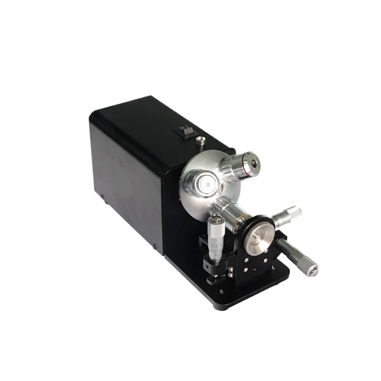 

Optical fiber end face tester, triple rate adjustable optical fiber connector end face tester