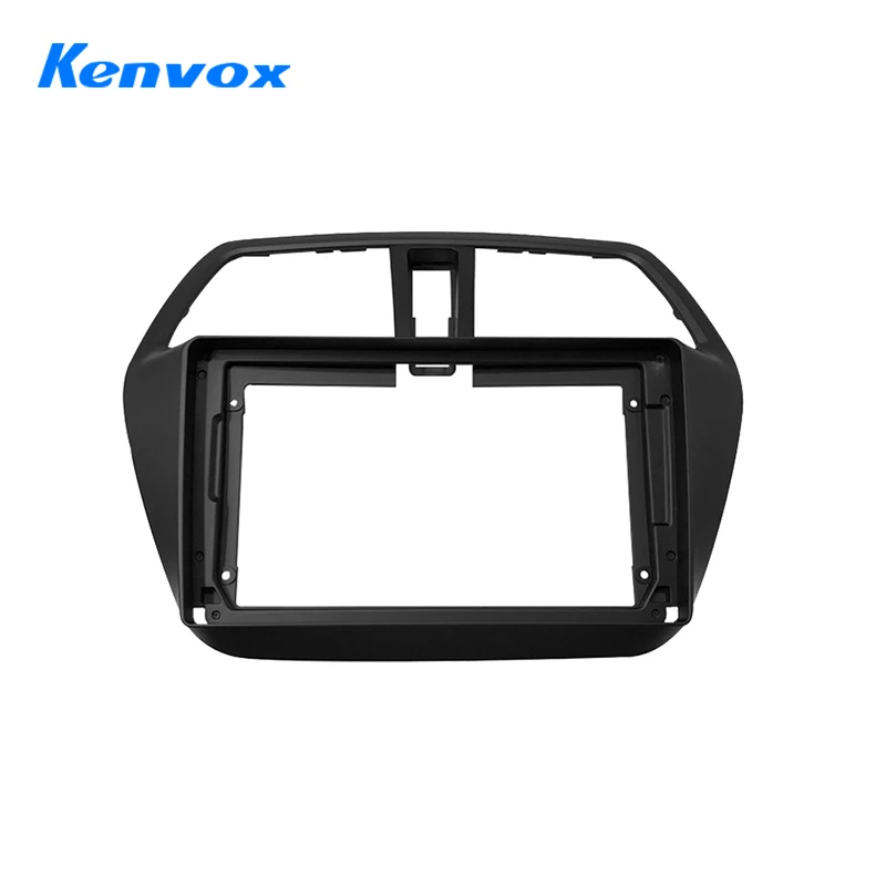 KENVOX 2 Din Car radio 9'' Face Frame For suzuki s-cross sx4 2014 2017 Center Control Dashboard Fascia Stereo Panel Dash Kit