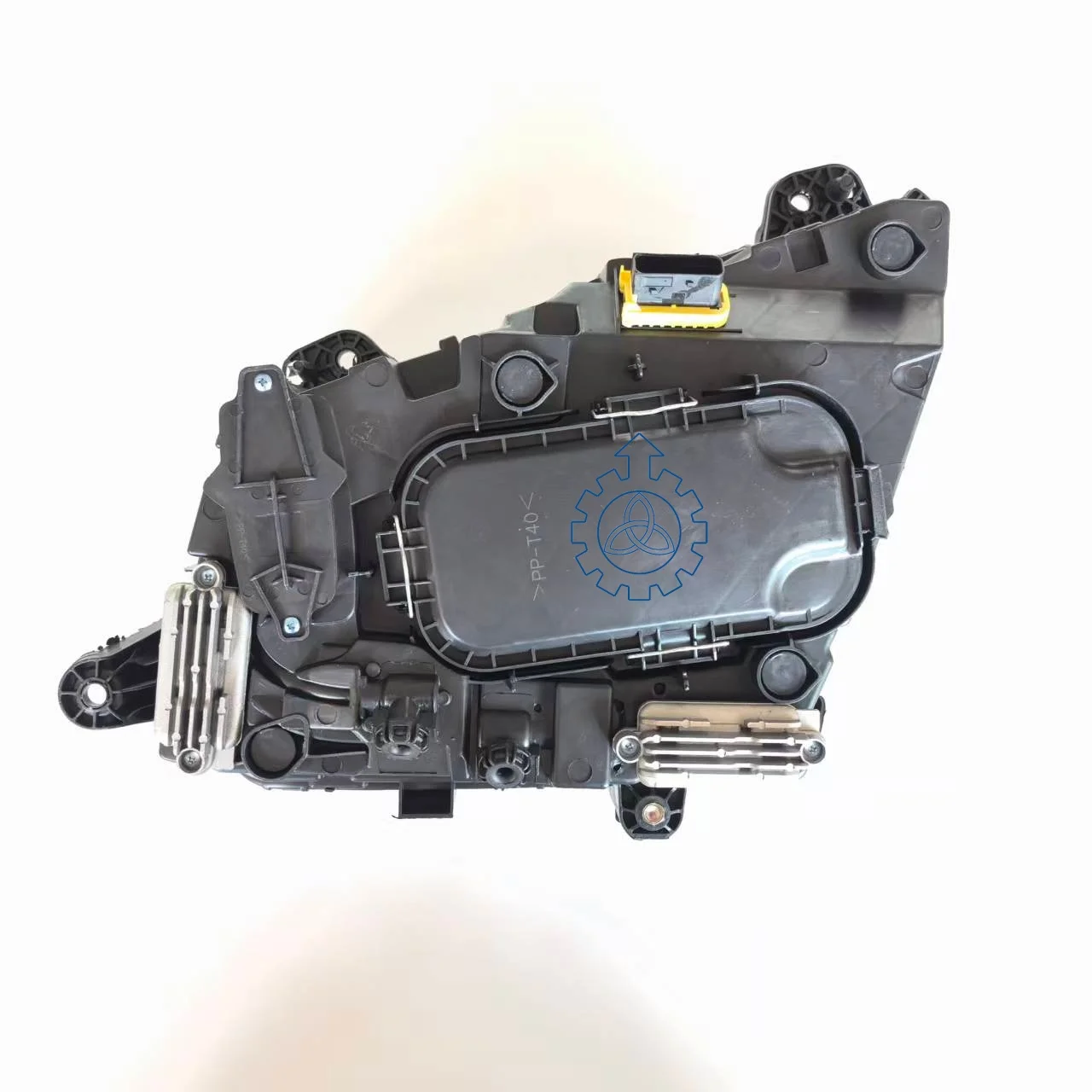 للمصباح الأمامي لشاحنة فولفو FMX، الجانب الأيسر، محرك اليد اليسرى، كهربائي، بدون مصدر ضوء OE: 23752821 23752823