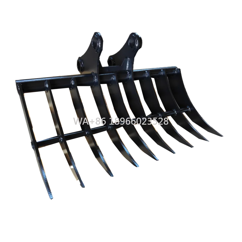 고품질 맞춤형 로고 굴삭기 레이크 농업 및 건설용 대용량 버킷 최저가