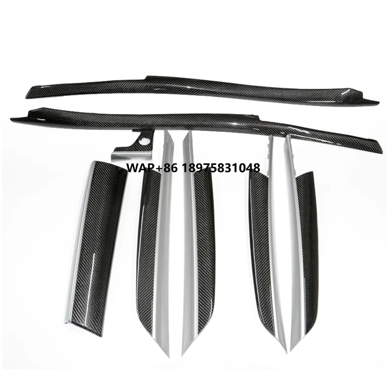 

Suitable Fit for X5 E70 X6 E71 Carbon Fiber Interior Modification Central Control air Outlet Car Door Decoration Strip