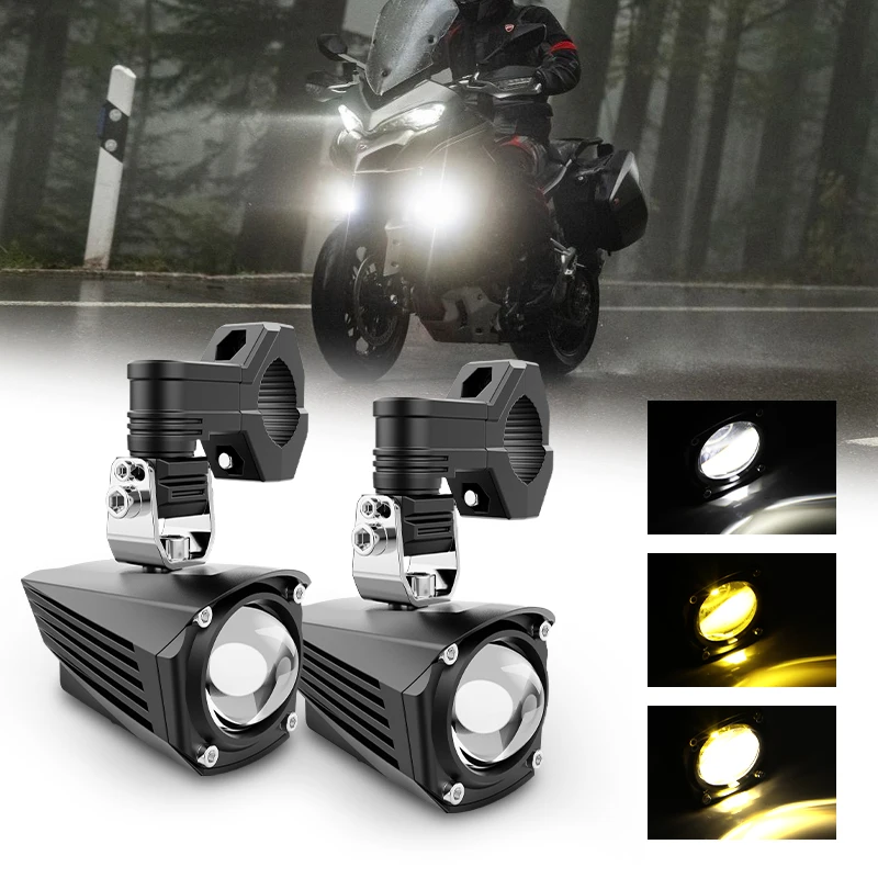 

Upgrade Motorcycle Fog Light For BMW R1200GS R1250GS ADV YAMAHA Tenere 700 TRACER 900 Tmax 500 530 Auxiliary Lights Spotlight