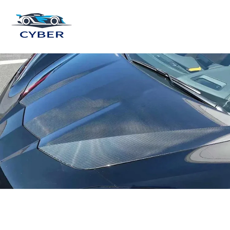 

Изготовленный на заказ капот из углеродного волокна для Corvette C8, новый состояние, индивидуальный капот