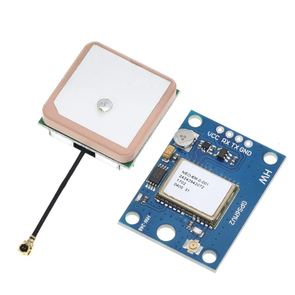 TZT GY-NEO6MV2 new NEO-6M GPS Module NEO6MV2 with Flight Control EEPROM MWC APM2.5 large antenna for arduino image 6