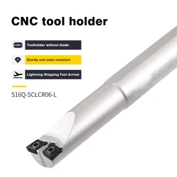 S06M-SCLCR06-A16 S08K/S1004K/S12M/S14N/S16Q/S18Q/S25R-SCLCR09-R Double Head Spring Steel CNC Lathe Tools internal Turning Holder