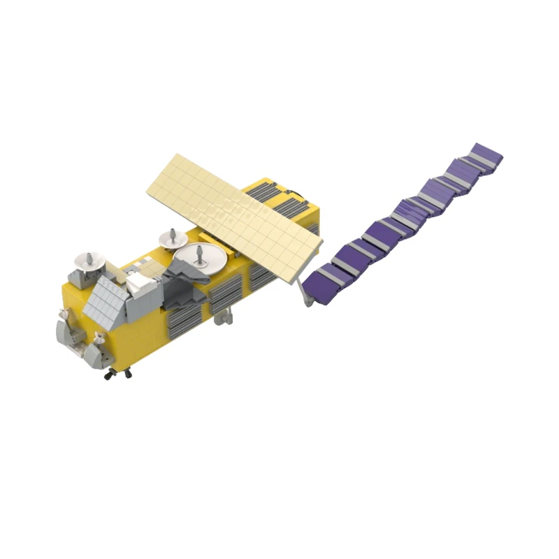 Observation Satellite Model MOC Building Bricks War Equipment Modular Technology Gifts Holiday Assemble Children Toys Suit