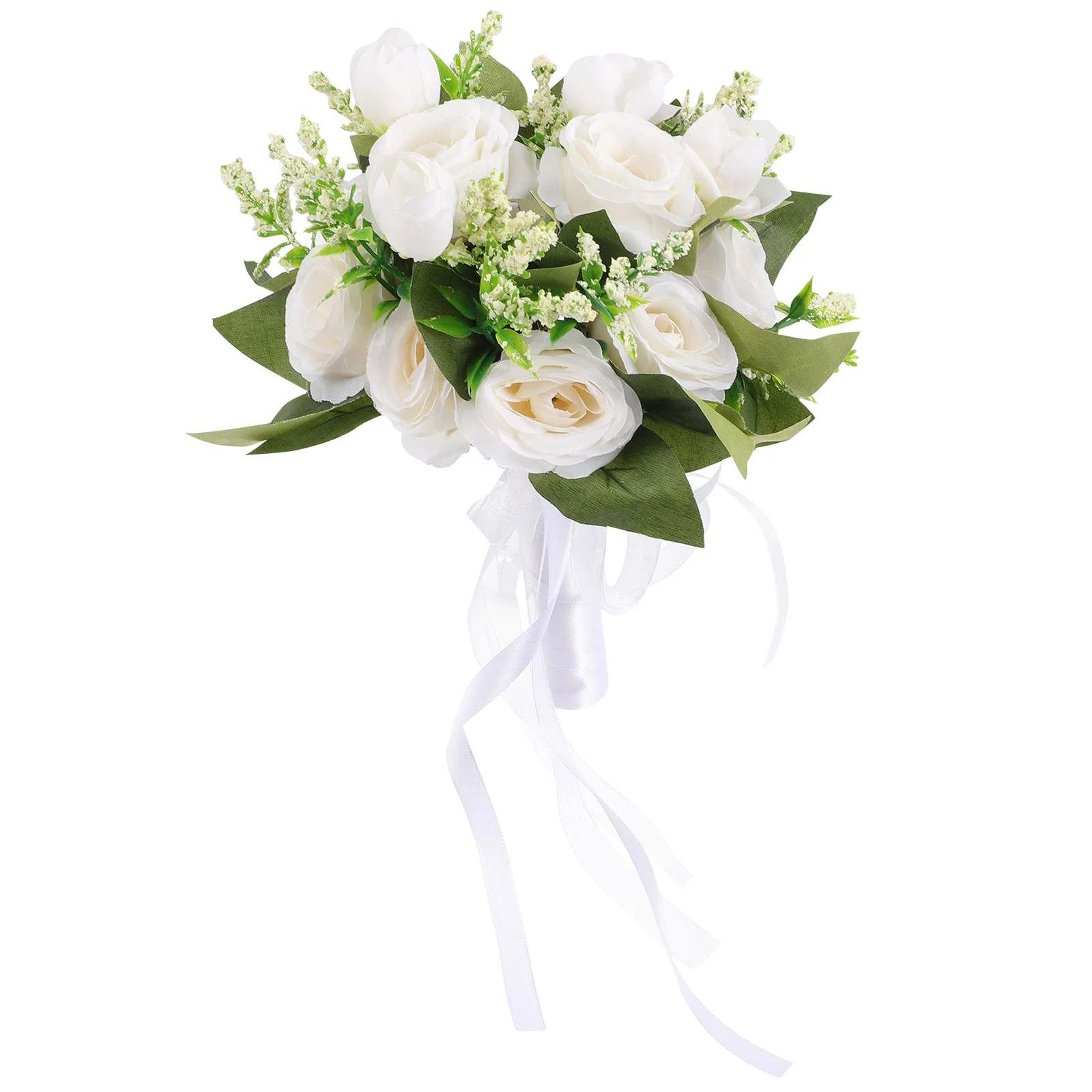 Bouquet Bridal Bridesmaid Fresh Flowers Cascading Wedding Artificial of Photography Prop