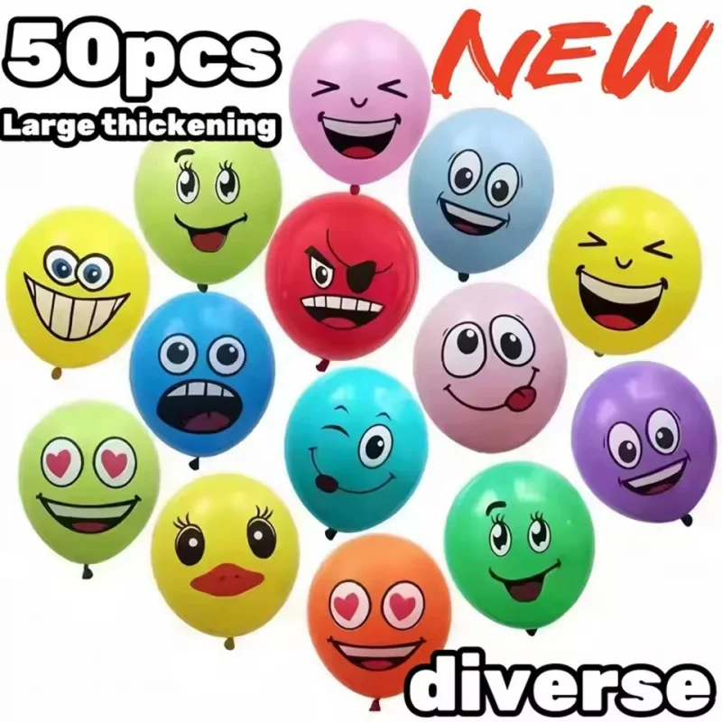 10-100 Stücke 12 zoll Nette Lustige Große Augen Smiley gesicht latex ballons Geburtstag Party dekoration Aufblasbare ballon Baby dusche Globos