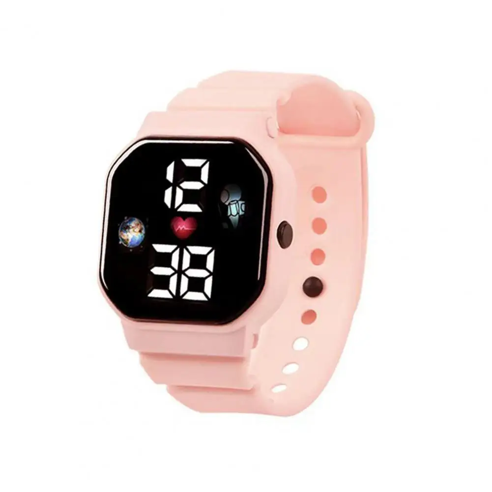 Montre électronique intelligente pour enfants, montre-bracelet numérique LED, bracelet étanche, cadeau d'anniversaire pour enfants, garçon, fille, 2023