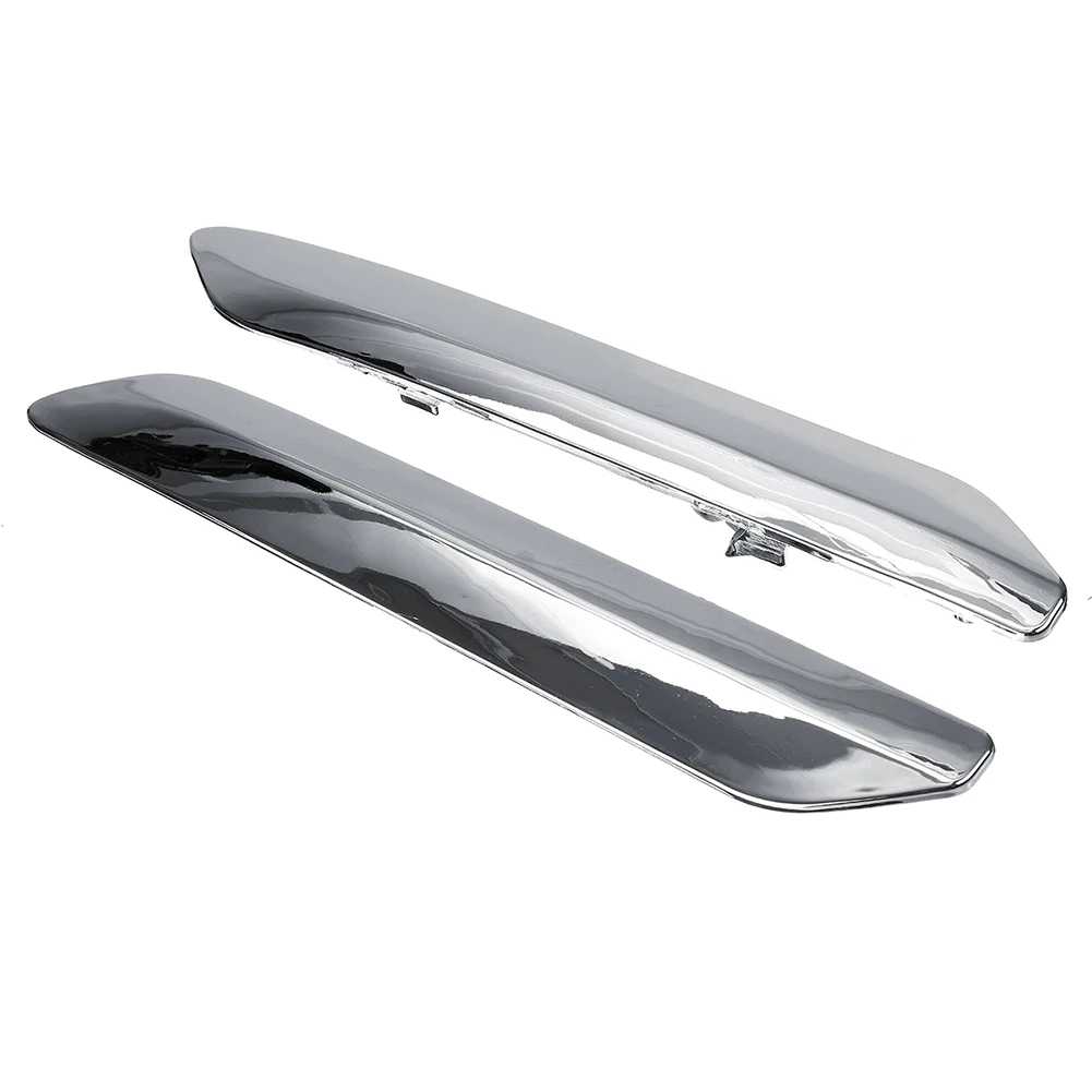 

A85E-4Pcs/Set Car Front+Rear Bumper Strip Cover Trim Chrome Decoration For Citroen C5 2009 2010 2011 2012