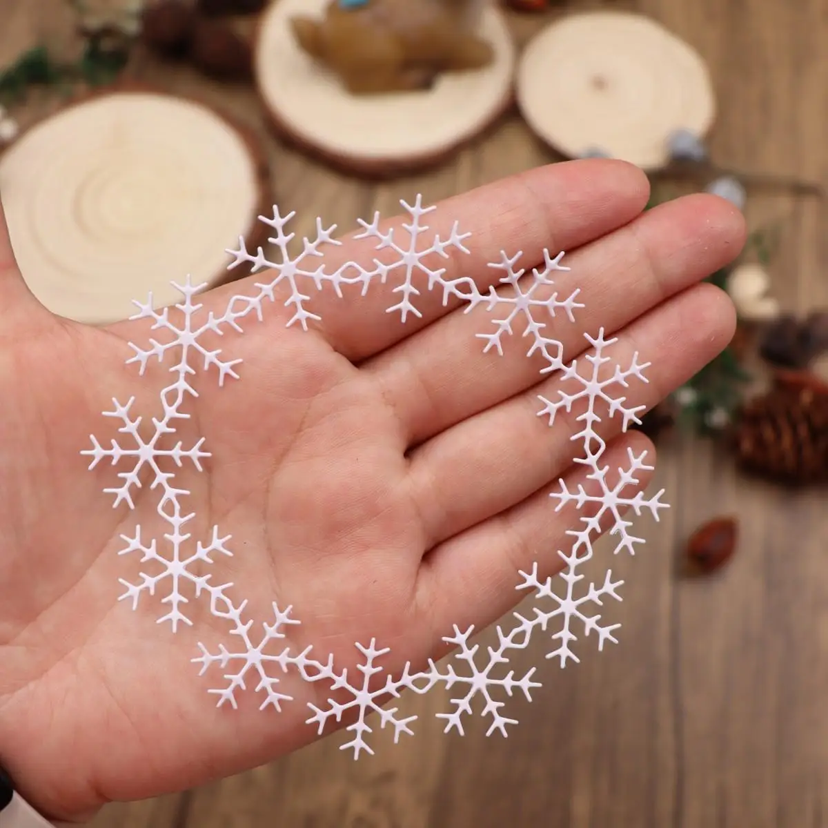 Christmas snowflakes greeting card background cutting knife die embossing carbon steel mold scrapbook handbook crafts dies