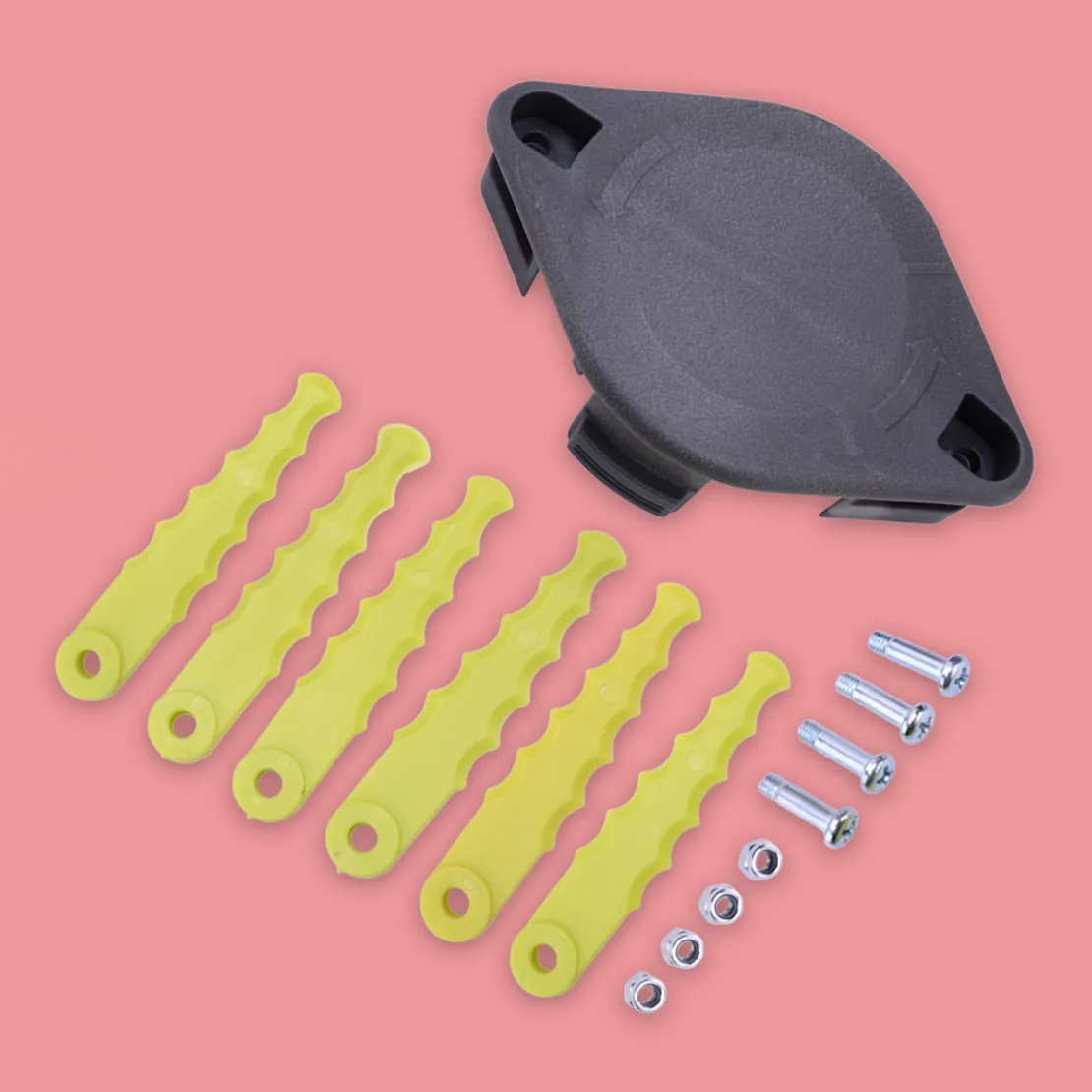 1 Set Trimmer Blade Head Fit for Greenworks 29252 29092 21332 21262 21312 21342 2100302 2102902 2103202 21222A 21602 21062 21132