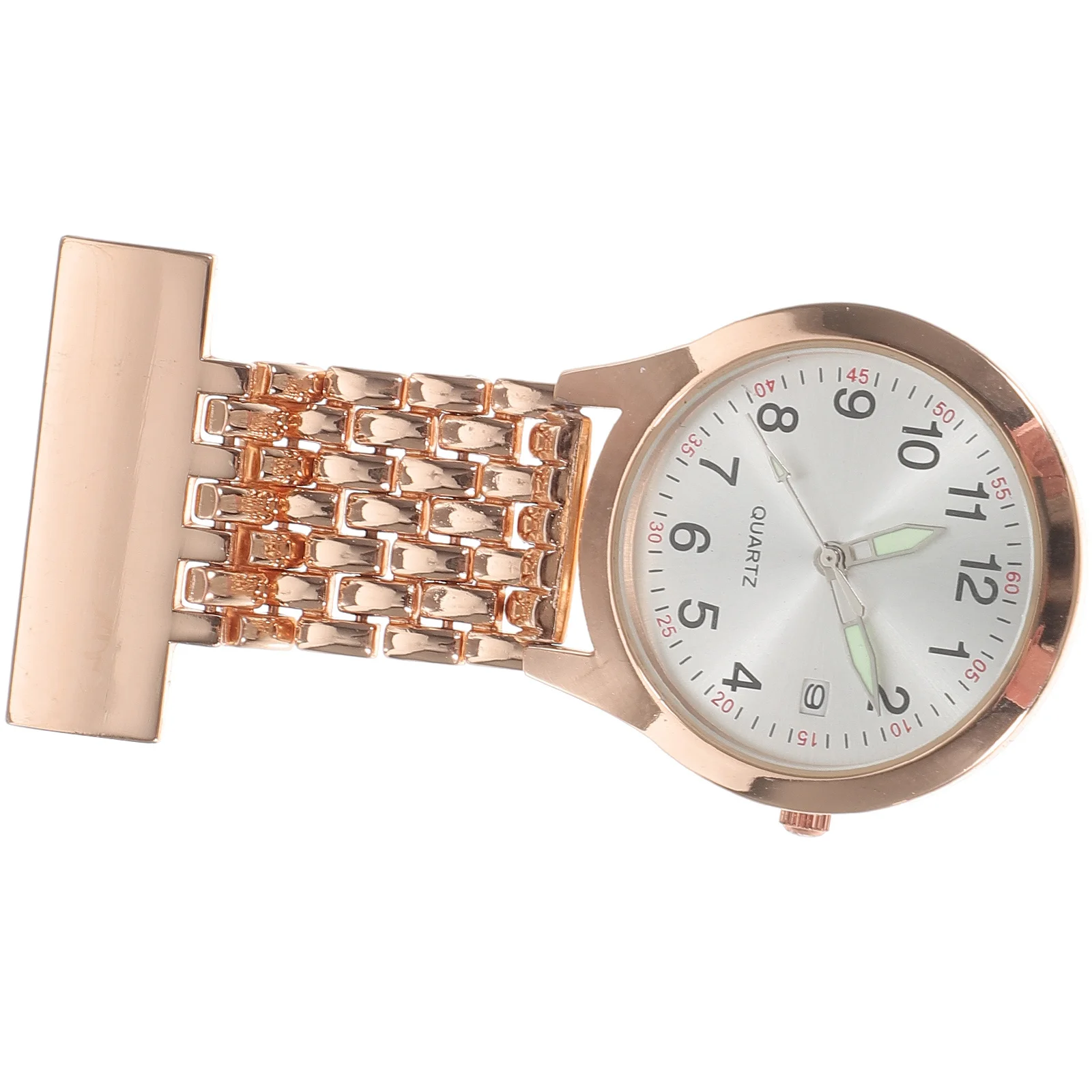 Digital Display Nurse Watch Electronic Alloy Pocket Timepiece for Medical Staff Portable Hanging Doctor Nursing Tool LED