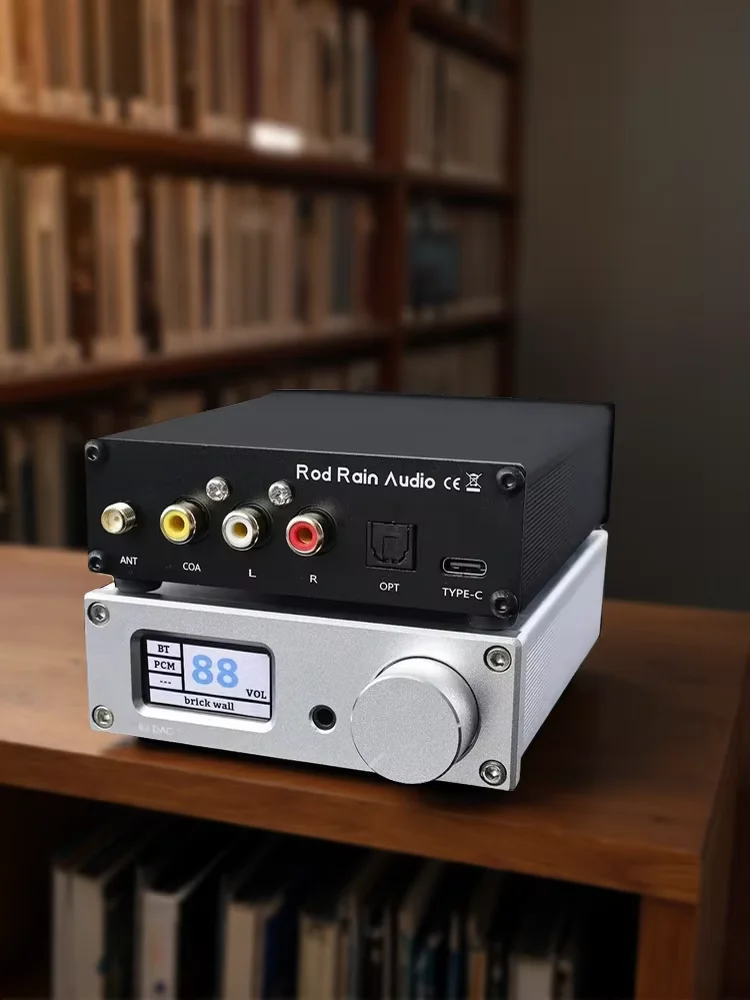 B2 Dual ES9039Q2M Bluetooth 5.4 LDAC USB DAC Decoder 6.35mm Headphone Amp Desktop HiFi Sound Card PCM 32bit 768kHz DSD512