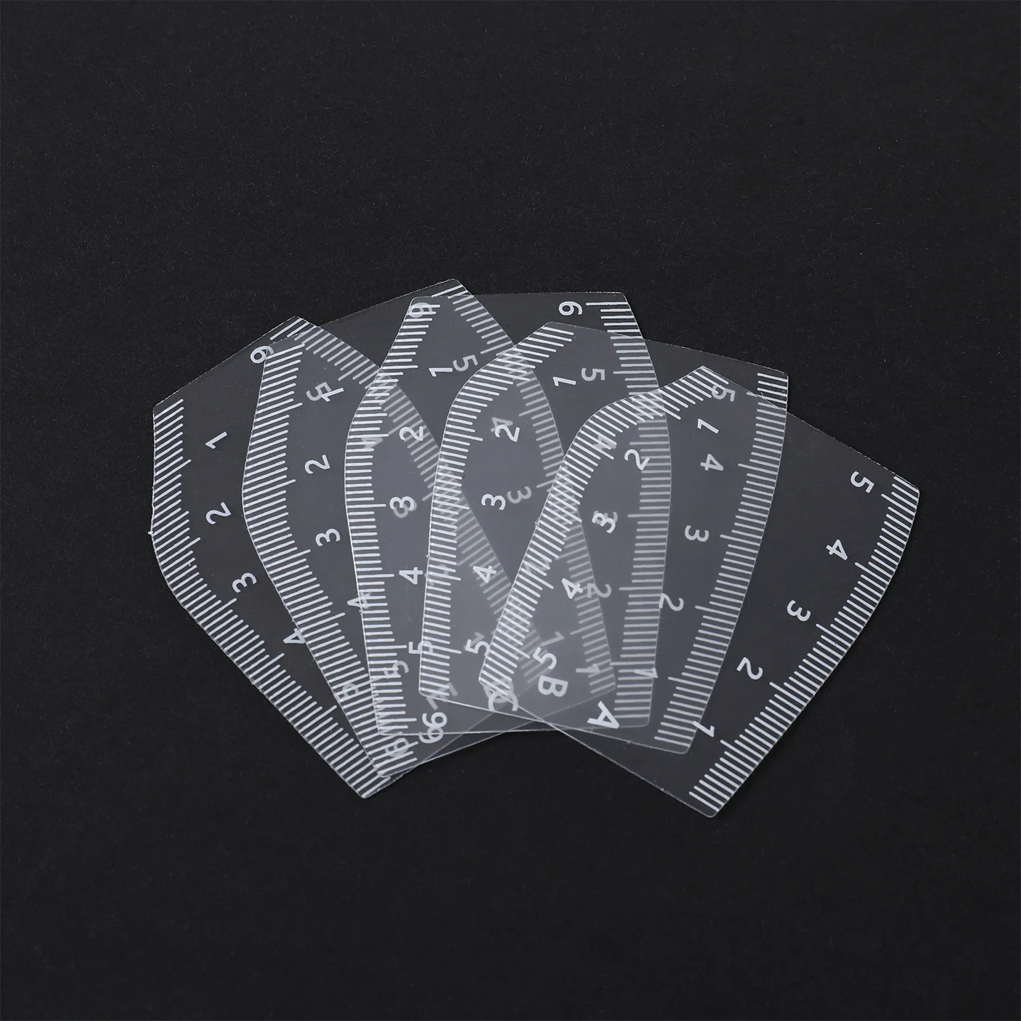 Symmetrical Eyebrow Measuring Ruler Reusable Eyebrow Shaping Guide Template Eyebrow Makeup Auxiliary Tool