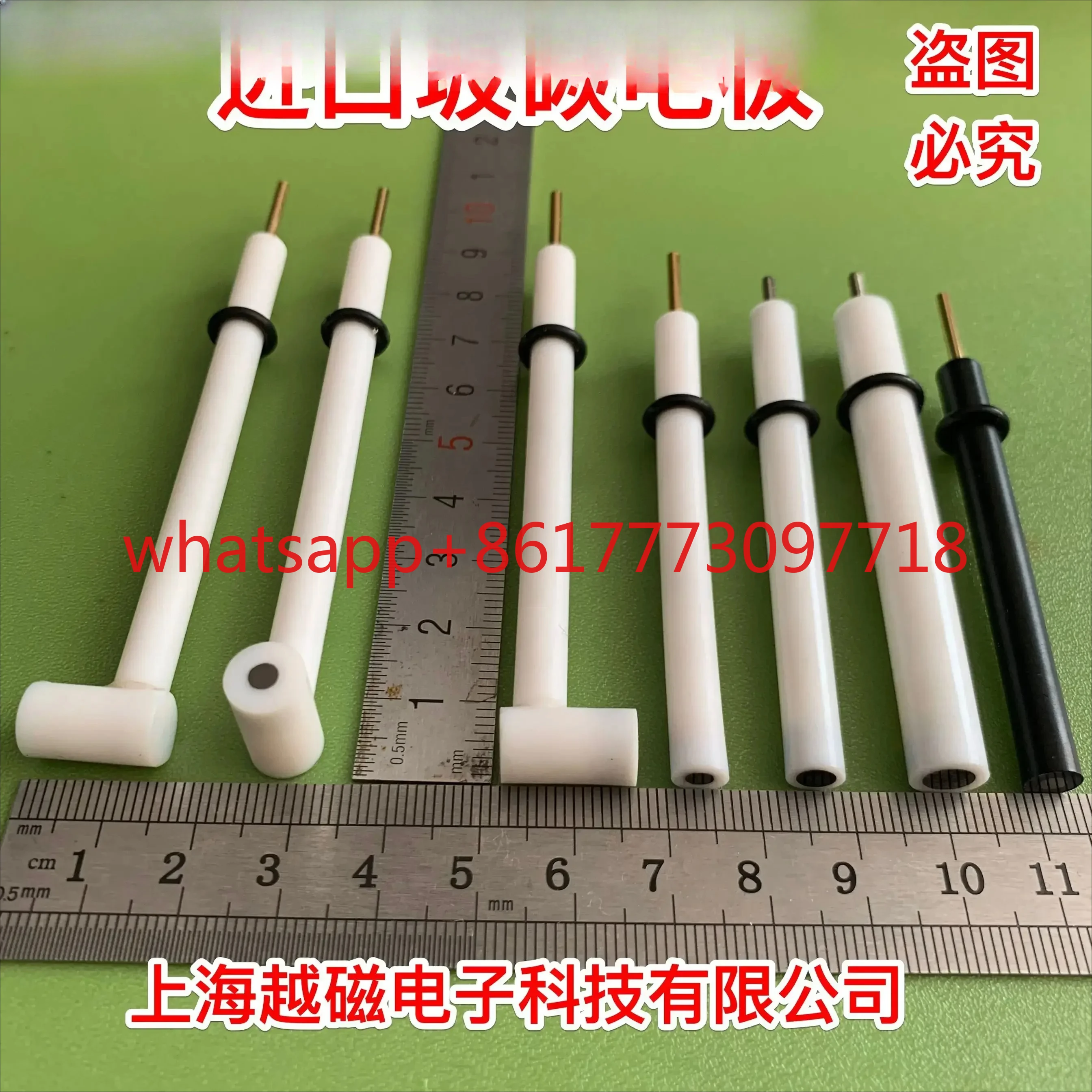 3mm glass carbon electrode 4mm 5mm glass carbon electrode glass carbon rod tetrafluoro shell polished copper joint