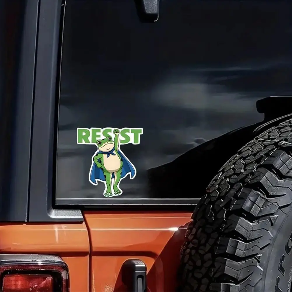 

Hot10pcs Little Green Frog Reflective Car Sticker Cute Waterproof Finger Middle Funny Sticker Gesture Motorcycle Personalit J9Y8