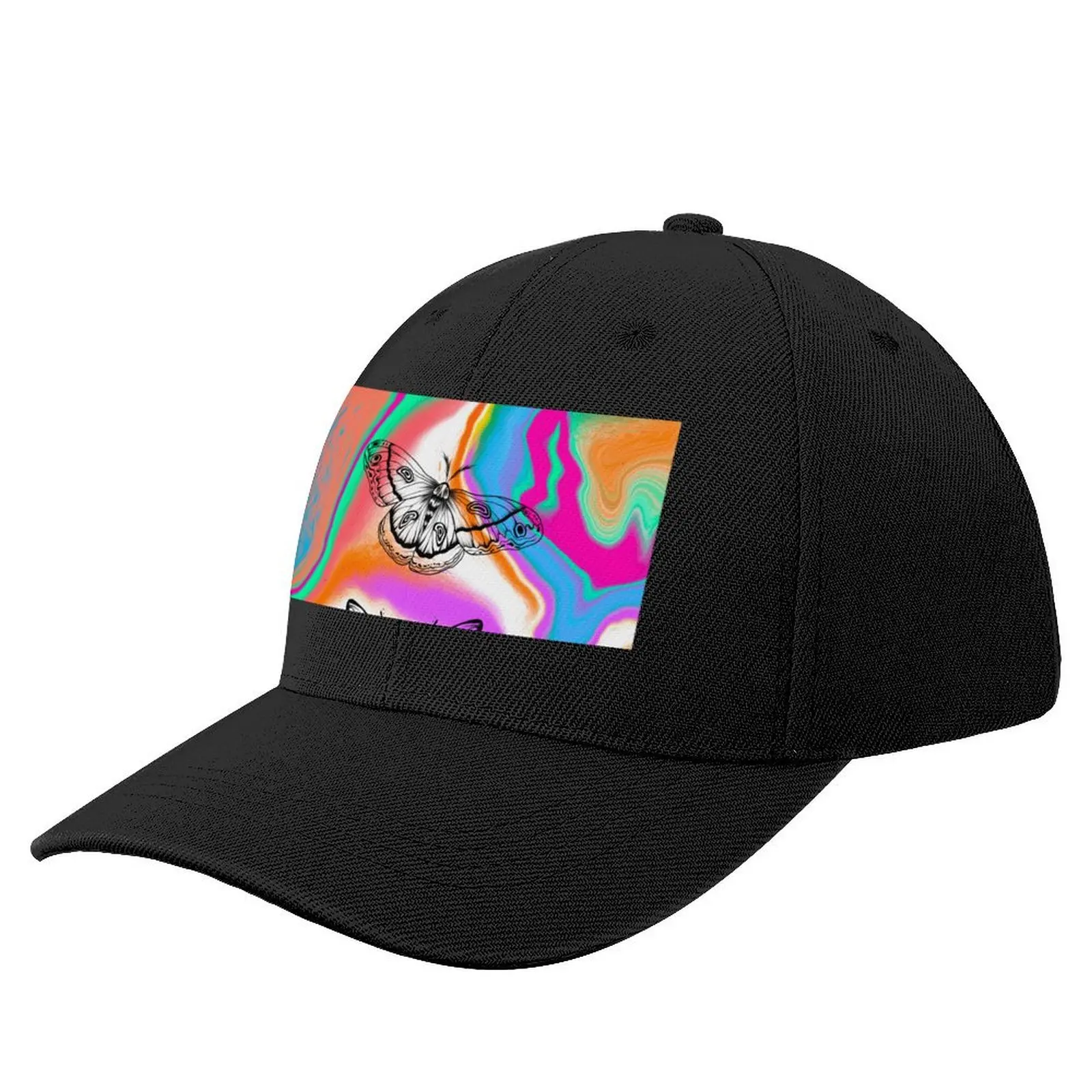 

Trippy butterfliesCap Baseball Cap Golf Wear Hat Luxury Brand For Women 2024 Men's