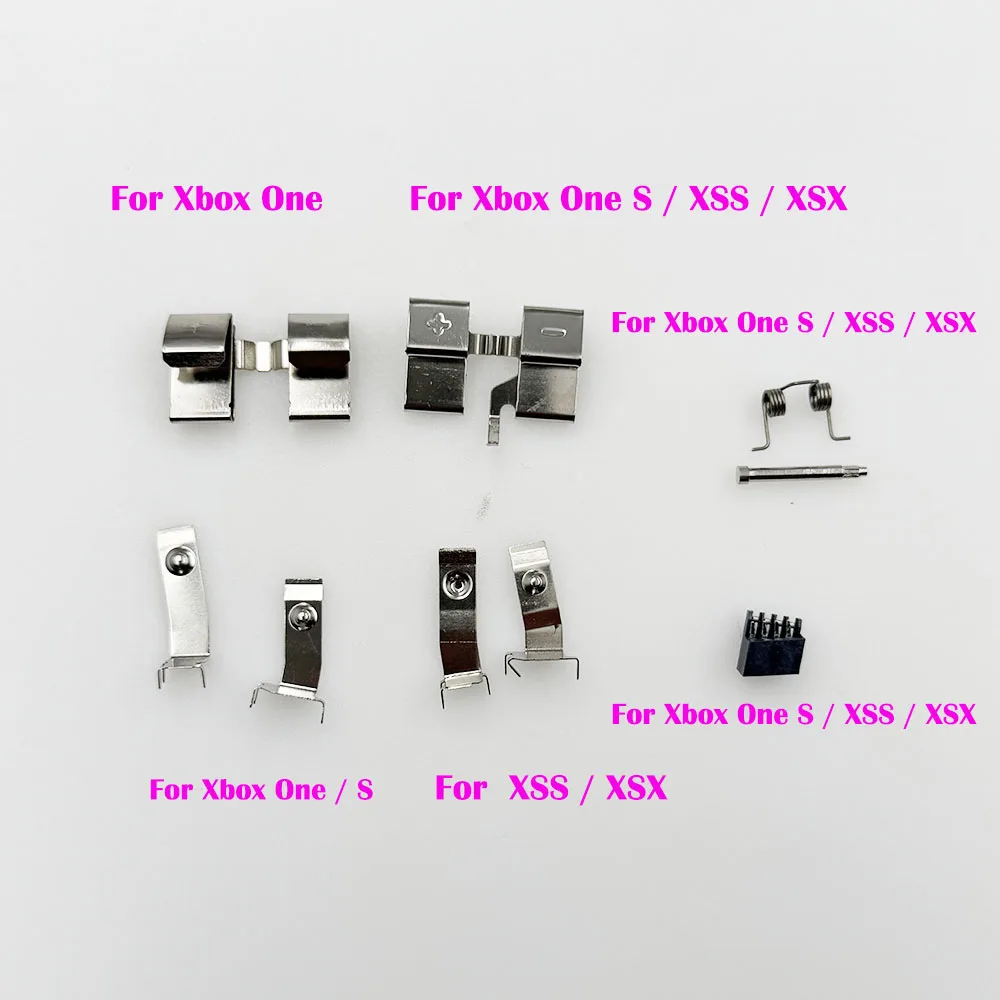 1PC-10PCS Battery Contact Connector Metal Clip For Xbox One S Xbox Series X S  Controller Battery Holder Spring For XSS XSX