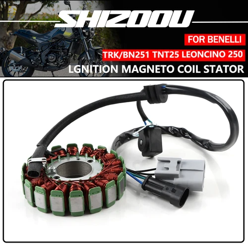 Imagen 1 del producto Generador de estator de bobina de encendido de motocicleta, para Benelli TRK251 BN251 TNT25 TNT250 Leoncino 250 BN TRK TNT 25 250 251