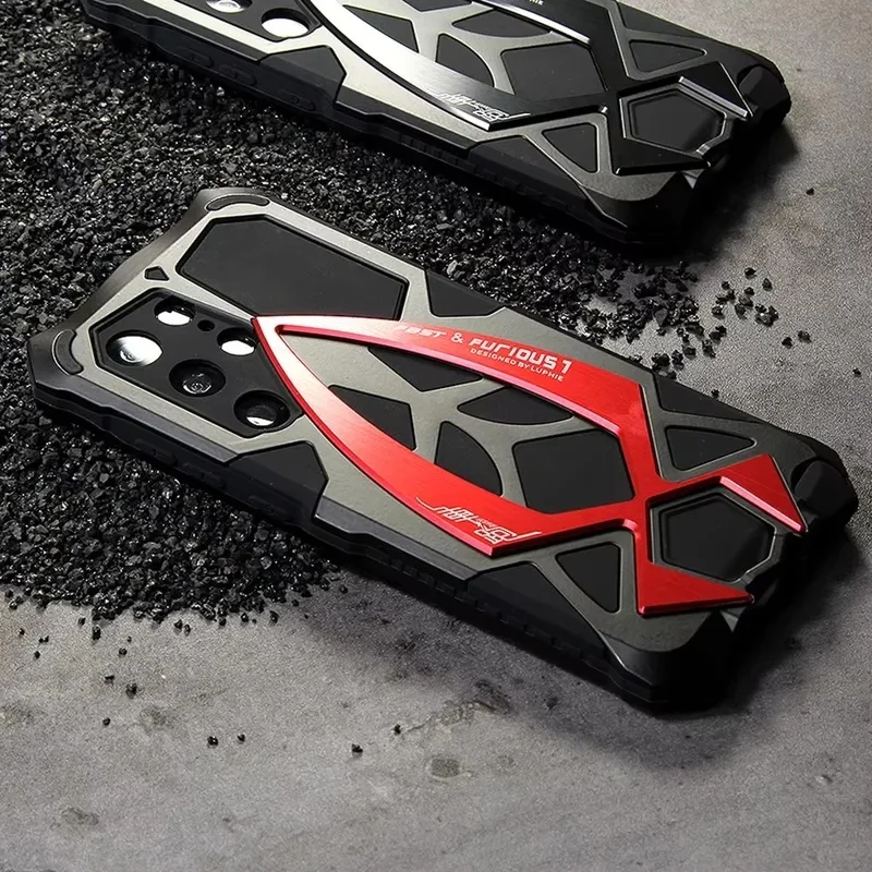 Metal Armor Case For Samsung Galaxy S26 S25 S24 S23 S22 Ultra Racing Rugged Shockproof Full Protective Cover