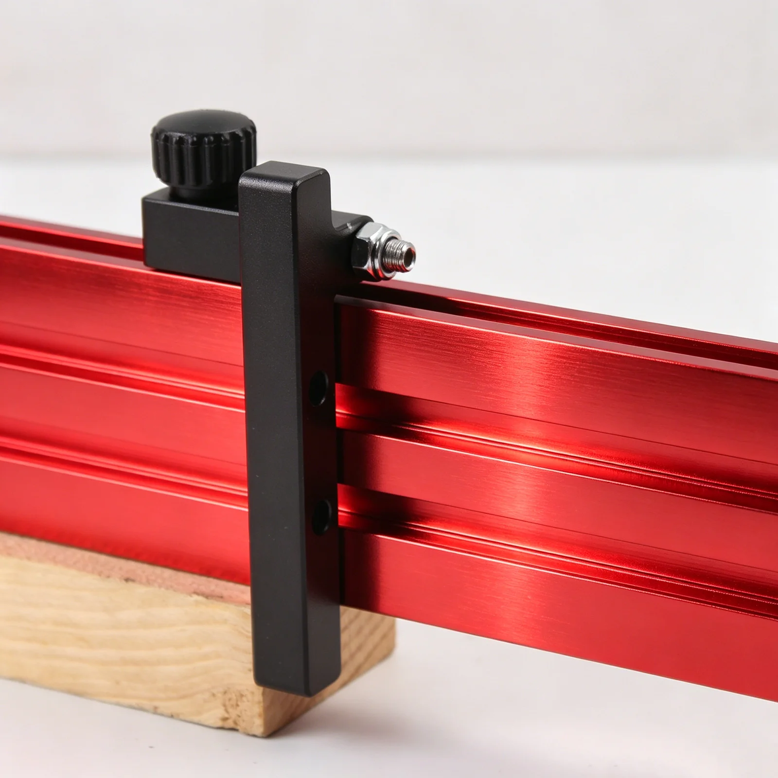 1Pc Woodworking T-track Stop T-Slot Limiter Miter Track Fence Flip Stop Chute Locator Carpenter DIY Workbench Tools