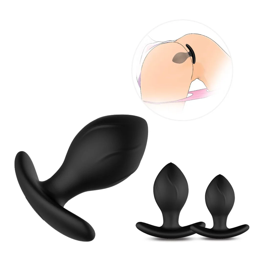 Mushroom Head Anal Plug Silicone Wearable Butt Plug Stimulation Anus Masturbator G Spot Massage Dildo Sex Toy for Man Women