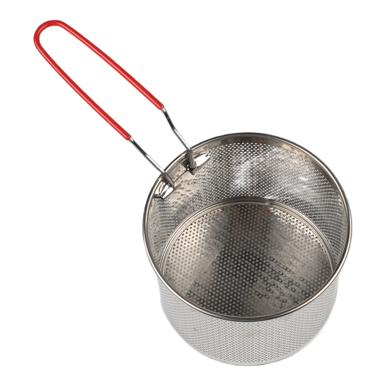 7.87 Inch Diameter Stainless Steel Pasta Basket Depth 3.94 Inches Serves Up to Three People for Asian and Italian Meals
