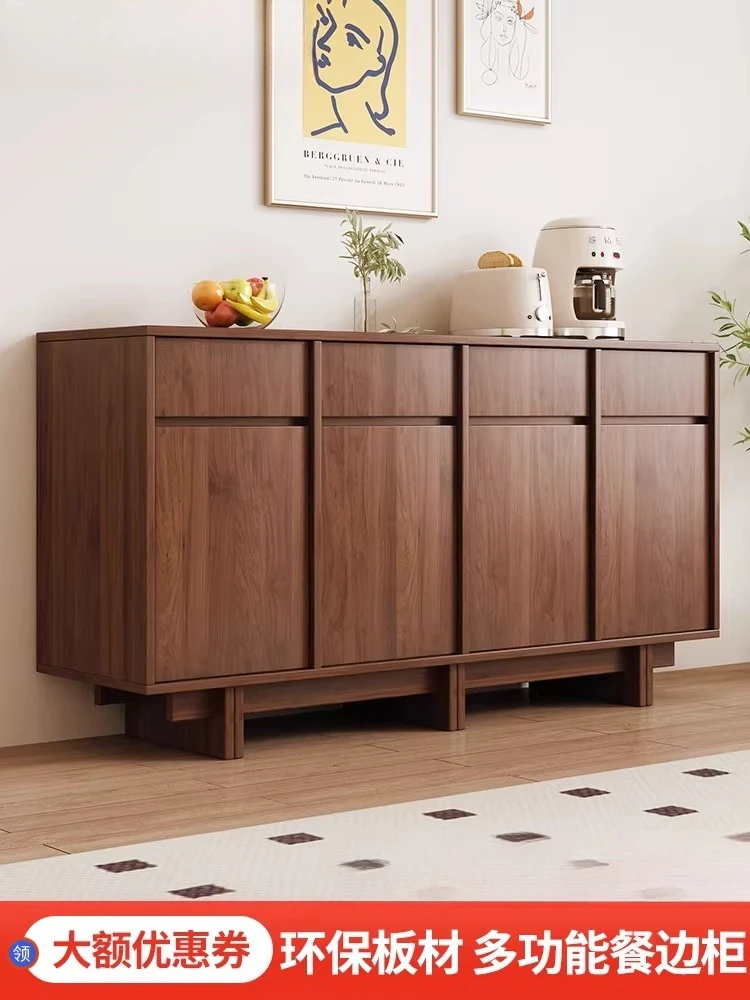 Skeletal line, vintage style, retro modern, simple sideboard, living room storage, wall-to-wall, integrated home entryway