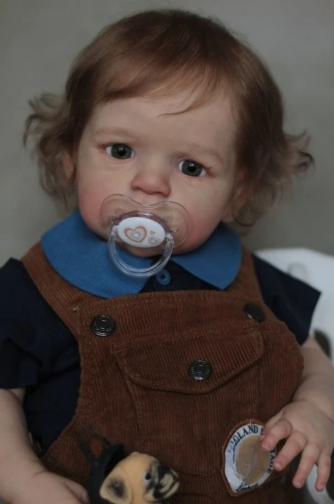 NPK 24'' High Quantity Real Picture Unfinished DIY Parts Very Lifelike Painted Sandie  with Many Details Veins with Extra Body