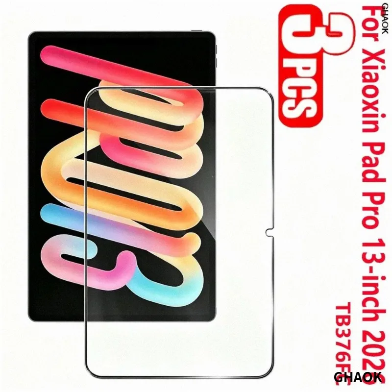 For Lenovo Xiaoxin Pad Pro 13 inch 2026 TB376FC HD Tempered Glass Screen Protector Tablet Anti Scratch Clear Protective Film