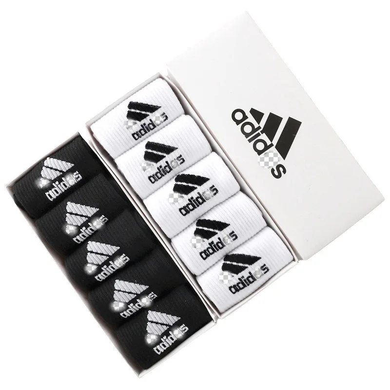 Cotton Sports Pop-socks Trendy Brand Men Women\'s Mid-high Socks Short Long Socks Gift Box Decorated