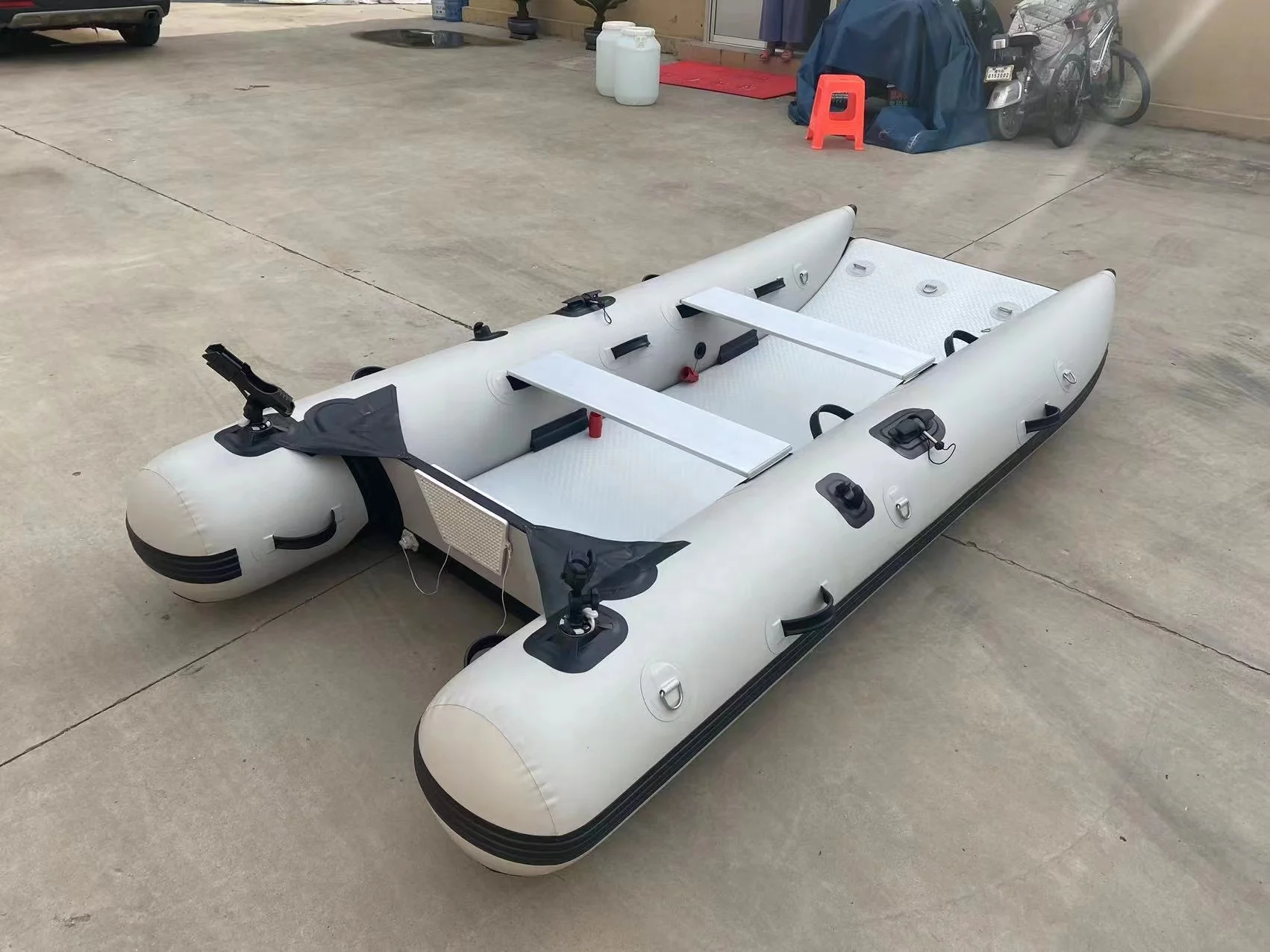 قارب سباق قابل للنفخ قارب التجديف Waterplay نفخ الحرف الصيد BoatJet يخت المحاور #5