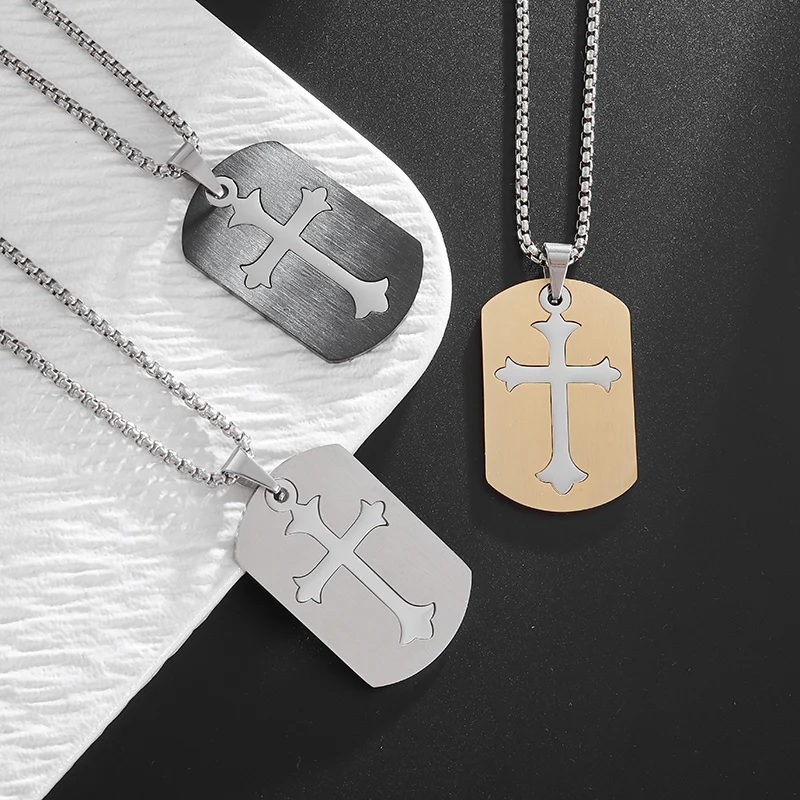 Ожерелье-с-подвеской-в-виде-двух-крестов-для-мужчин-ювелирное-изделие-в-стиле-панк-хип-хоп-повседневный-подарок