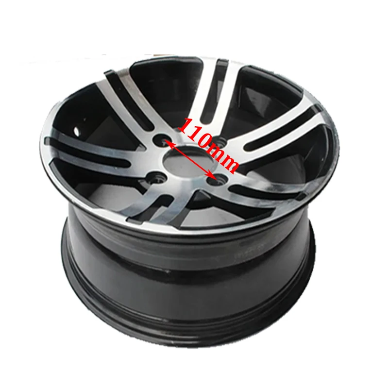 14 inch Front/rear rims aluminum alloy wheels suitable for ATV kart four-wheel UTV all-terrain vehicle 14-inch tires parts