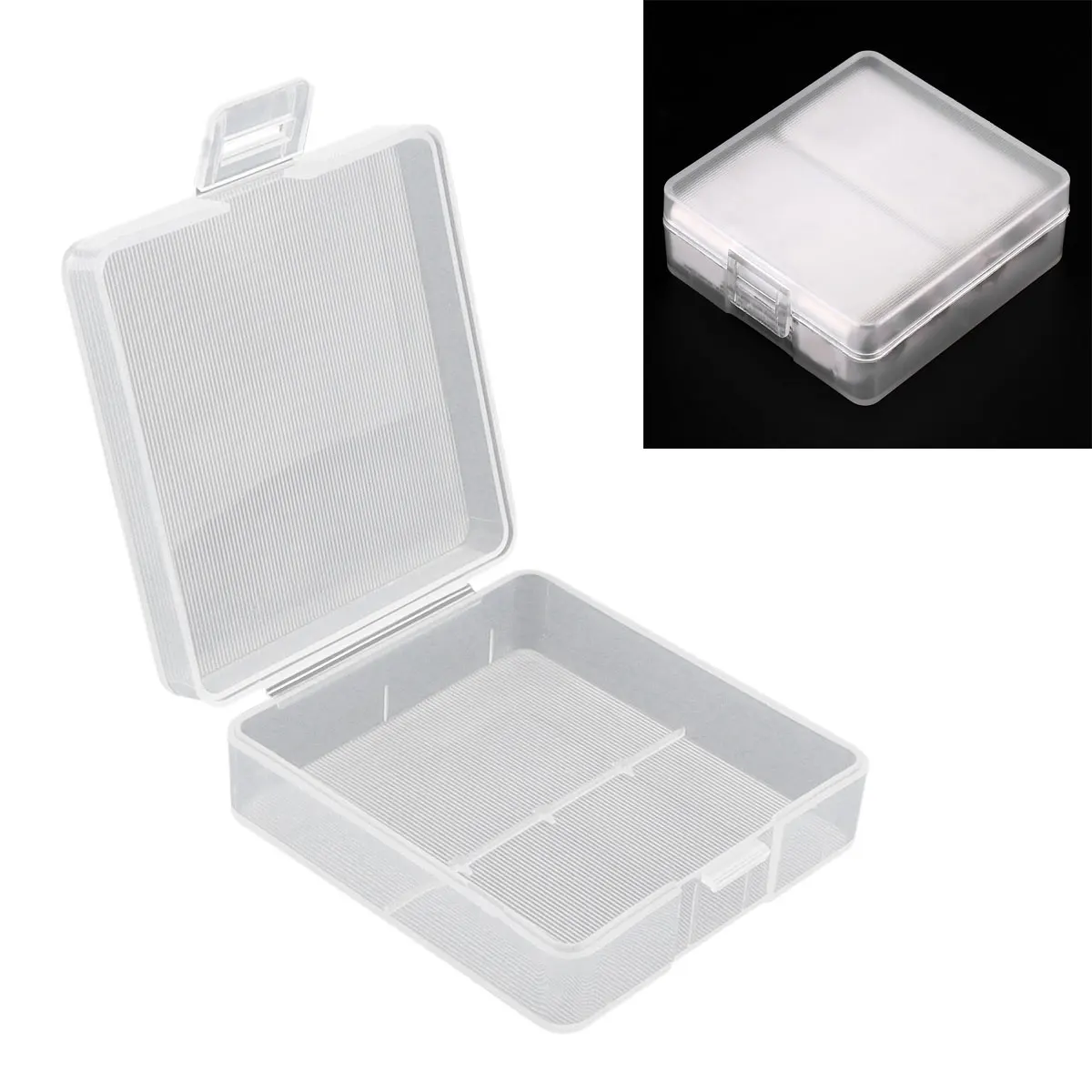 

Portable Battery Storage Box Plastic Battery Hard Case Holder for 2pcs 9V 6F22 Batteries