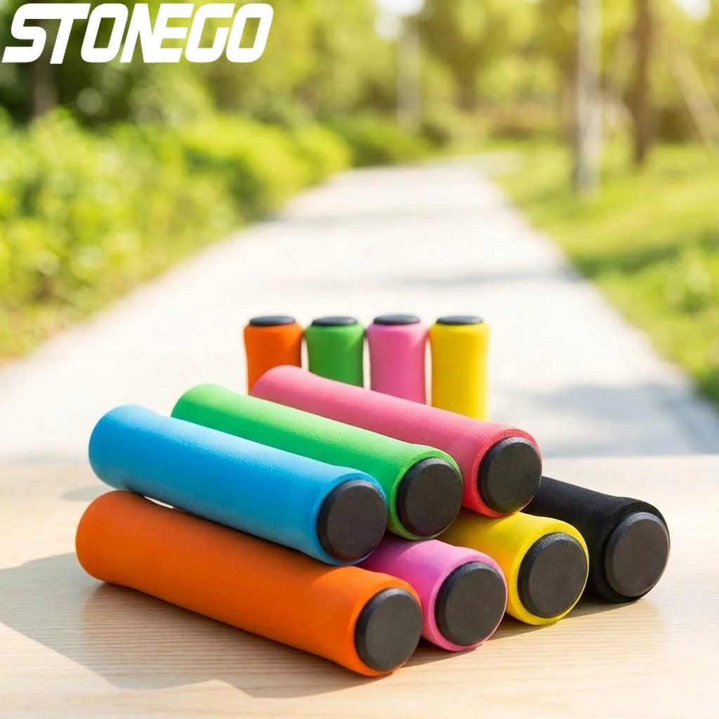 

Bike Handlebar Cover 2Pcs Soft Foam Sponge Anti-Slip Bicycle Grip for Mountain Cycling Outdoor Activities