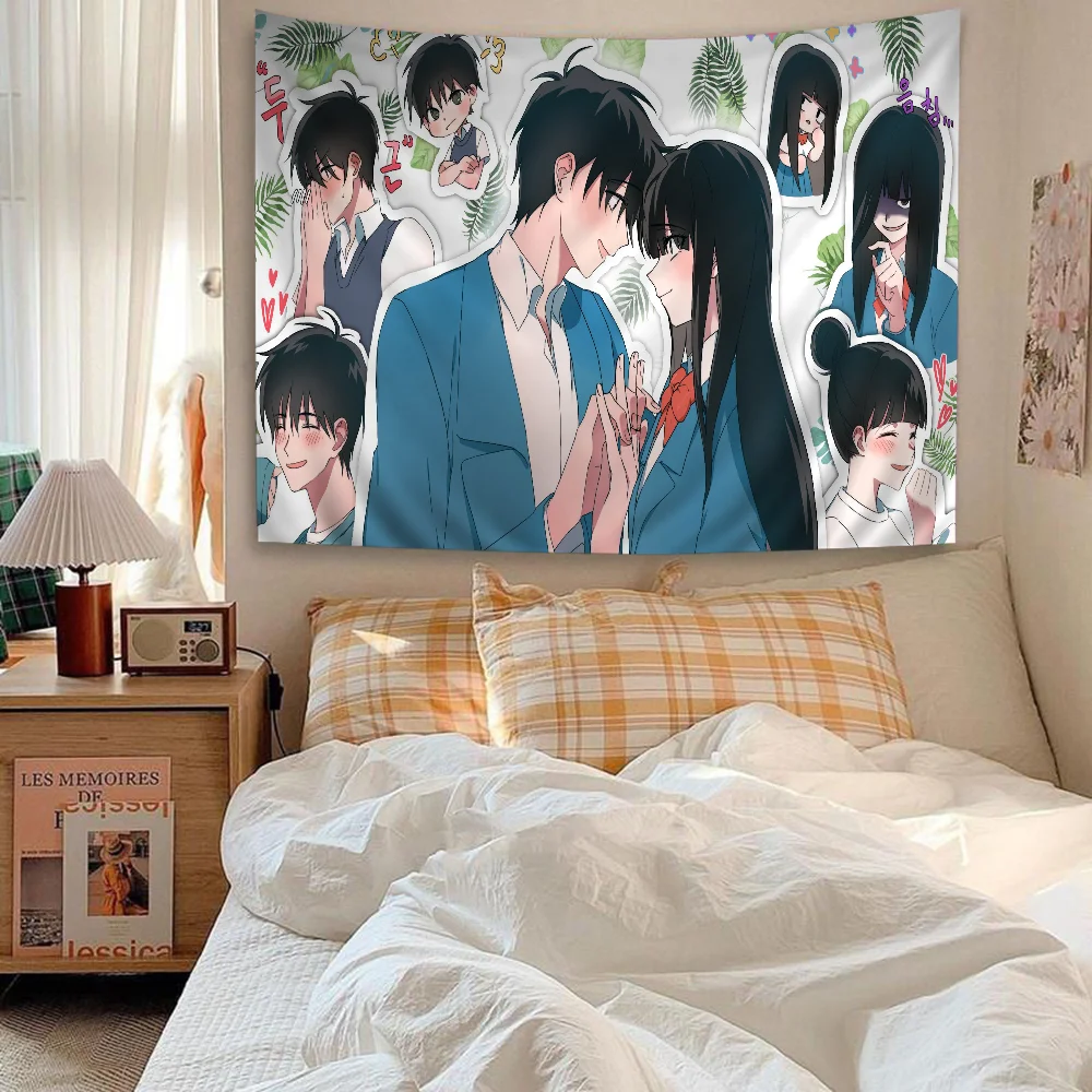 Kimi Ni Todoke Hanging Bohemian Tapestry Hanging Tarot Hippie Wall Rugs Dorm Japanese Tapestry