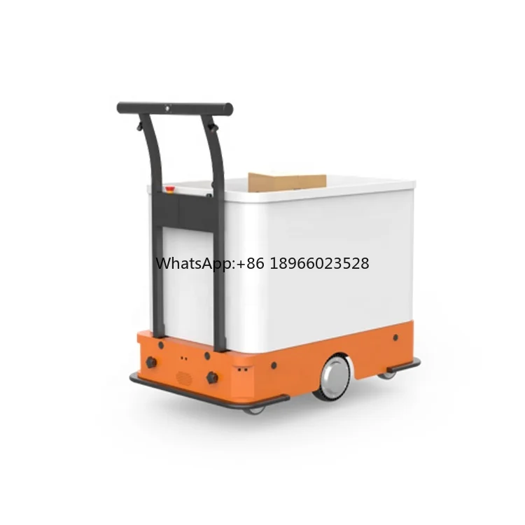 Electric Transporting Cart Automated Guided Vehicle mobile transfer robot  for factory  Warehouse