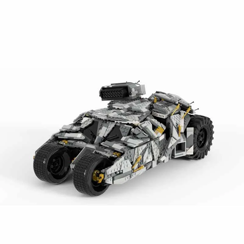 MOC-96588War Mobile Combat Vehicle Building Block Model1123Parts Boys' and Children's Birthday Christmas Building Block Toy Gift