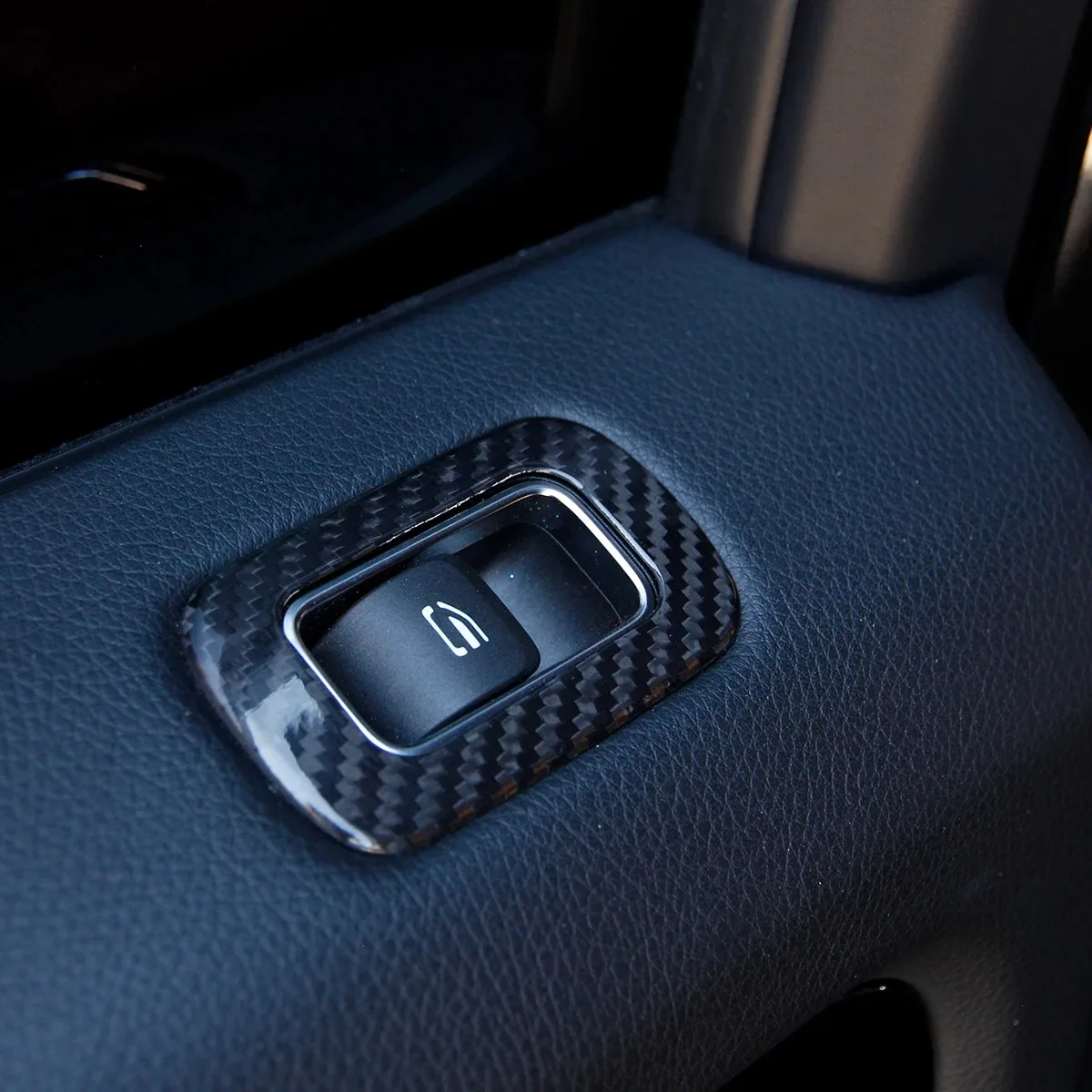 

Gao Ruying For Mercedes Benz G Class W463 2019-2024 Real Carbon Fiber Car Window Lift Button Frame Trim Cover Car Accessories