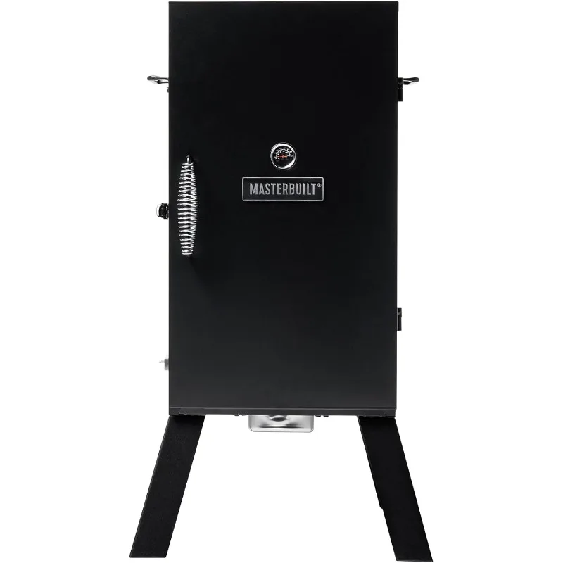 Masterbuilt® 30-inch Electric Vertical BBQ Smoker w/ Analog Temperature Control,535 Cooking Square Inches,Black,Model MB20070210