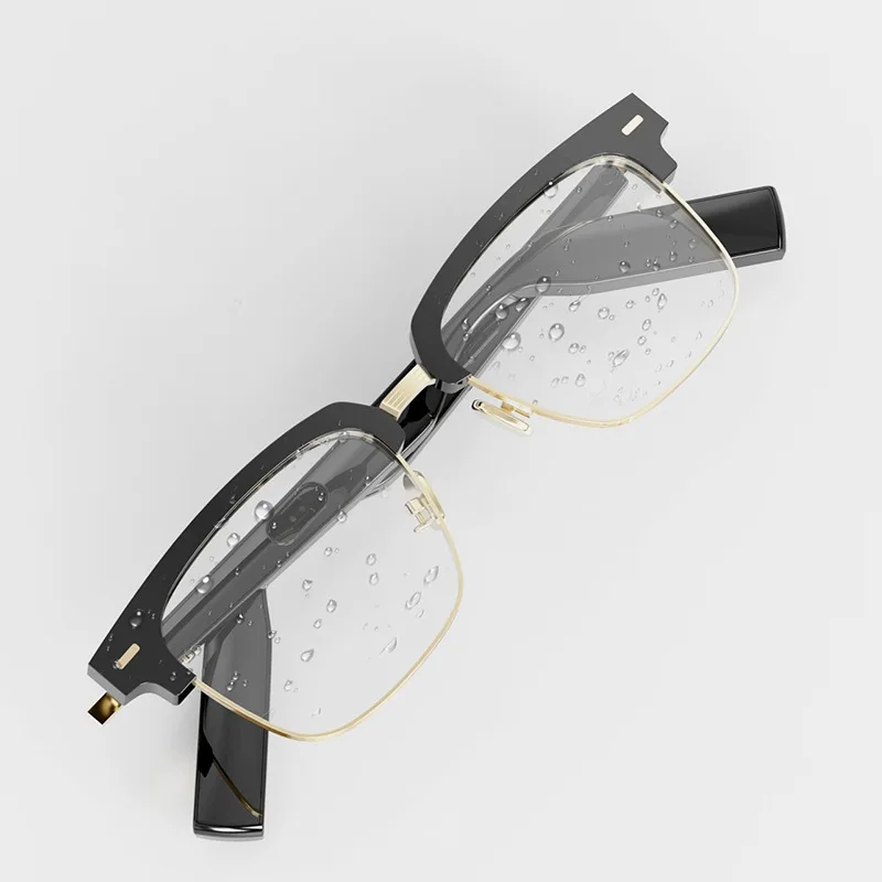 Novo h2q fones de ouvido sem fio bluetooth fone de ouvido inteligente óculos esportes anti-blu-ray fones de ouvido alto-falante de áudio óculos de orelha aberta